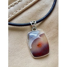 403 collier hommes mookaite, argent sterling